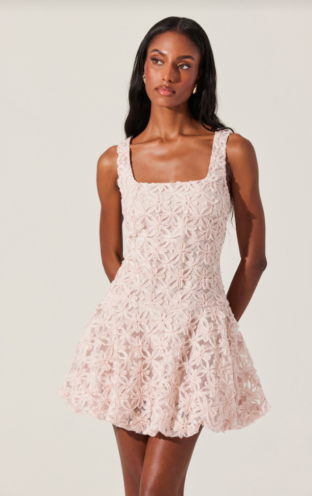Fable 3D Floral Dress  SANITY