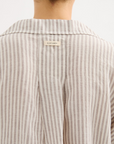 Lounge Stripe Linen Shirt
