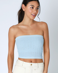 Fiona Floral Lace Tube Top