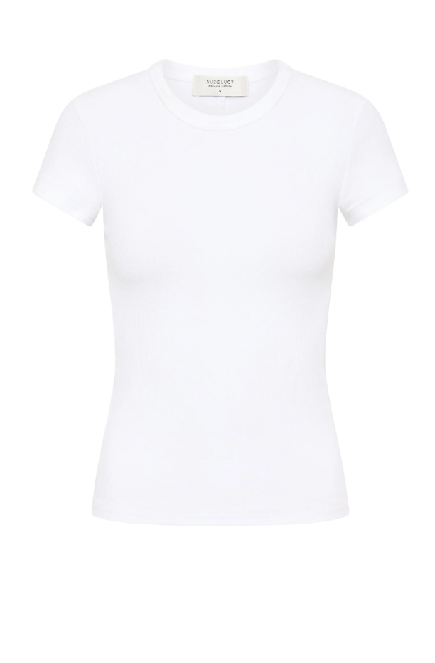 Organic Ribbed SS Tee