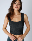Stacie Double Lace Square Crop Tank