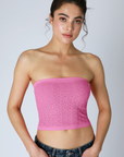 Fiona Floral Lace Tube Top