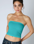 Fiona Floral Lace Tube Top