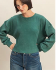 Maria Mineral Washed Waffle Top