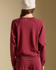 Kevvy Pullover Sweatshirt- Garnet