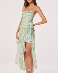 Candace Asymmetrical Ruffle Dress