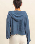 Sunday Drift Ribbed Hoodie