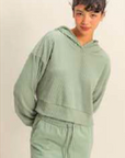 Sunday Drift Ribbed Hoodie