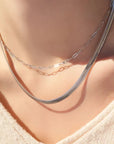 Small Paperclip Chain - Silver