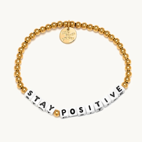 Stay Positive - Gold Plated Bracelet
