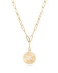 Sunburst Chain Necklace - Gold