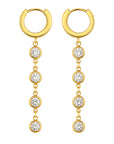 Cadence Huggie Drop Earring
