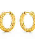 Blakely Hammered Mini Hoop Earring