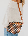 Diagonal Woven Westlyn Bum Bag