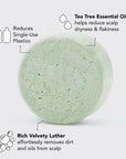 Tea Tree + Mint Clarifying Shampoo Bar