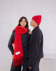The Stockholm Scarf Crimson Red