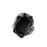 Kasee Small Crystal Top Handle Bag in Black
