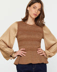 Gilda Glitter Flared Sweater