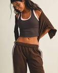 Double Layered Racerback Tank Top