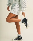 Polka Dot Sweatshort