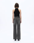 Nina High Rise Leopard Jean