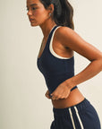 Double Layered Racerback Tank Top