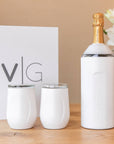 Wine Gift Sets with Glass Lined Wine Glasses