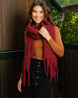 Cozy Knit Scarf with Tassels - Classical Bestseller!