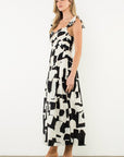 Raphi Black and White Dress