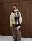 The Reykjavik Scarf Purple/Brown