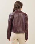 Aesha Vegan Leather Jacket