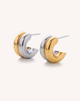 Two Toned Tube Hoops