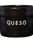 Black Ceramic Queso Bowl