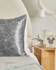 Kitsch & Mickey and Minnie Satin Pillowcase Mickey Maze - sanitystyle