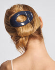 Recycled Plastic Large Flat Cloud Clip - Blue Orchid