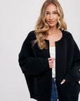 Stacie Open Front Cardigan