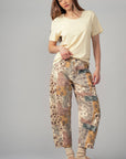 Boho Patchwork Wide Leg Pants