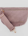 Suede Westlyn Woven Bum Bag