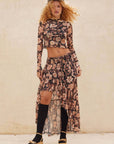 Perez Floral Mesh Top