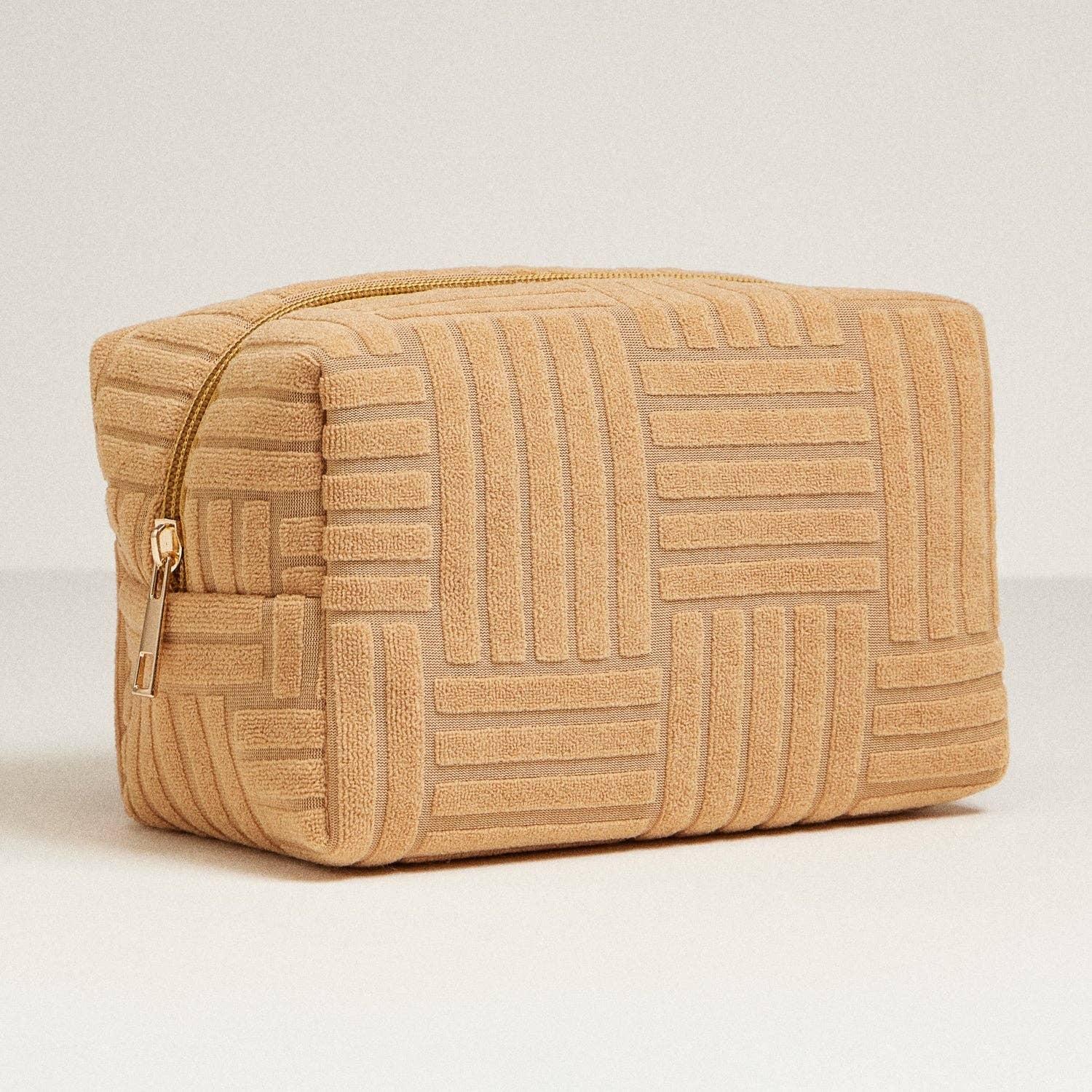 Luxe Terry fabric Makeup Bag -Medium