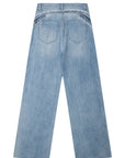 Floral Embroidery Flare Jean