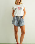Presley USA Patchwork Tee