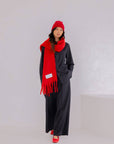 The Stockholm Scarf Crimson Red