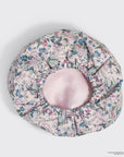 Bridgerton x Kitsch Satin-Lined Flexi Shower Cap in Wisteria