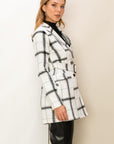 Riva Plaid Belted Jacket