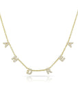 Water Resistant It’s All in a Name® *mini* Personalized Necklace (With Crystals)