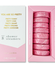 You Are So Pretty Shower Steamers - Rosé Garden - Set of 8 Tabs