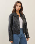 Aesha Vegan Leather Jacket