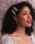 Bridgerton x Kitsch Creaseless Clips in Toile in Bloom