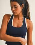 Double Layered Racerback Tank Top